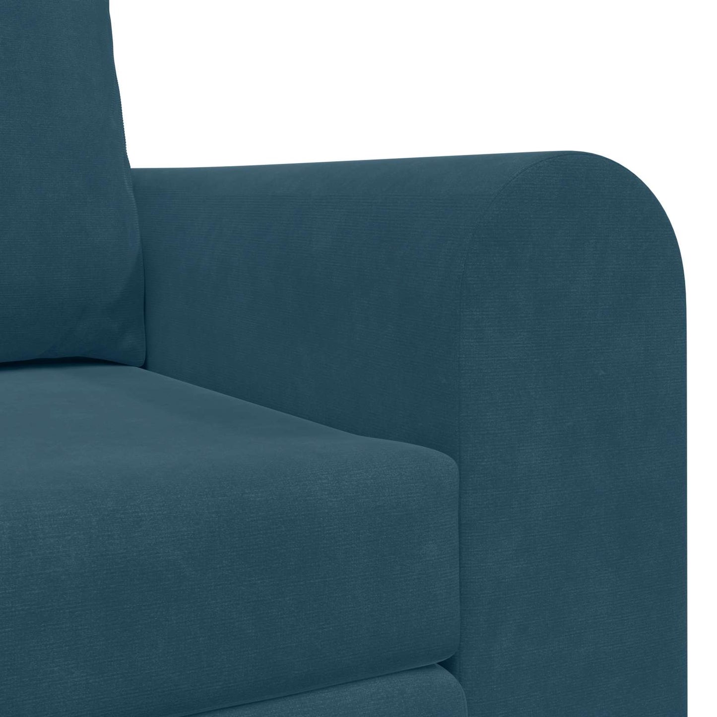 Schlafsofa 60cm Blau Samt