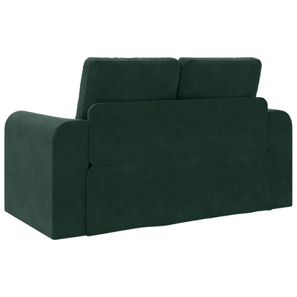 Schlafsofa 60cm Dunkelgrün Samt