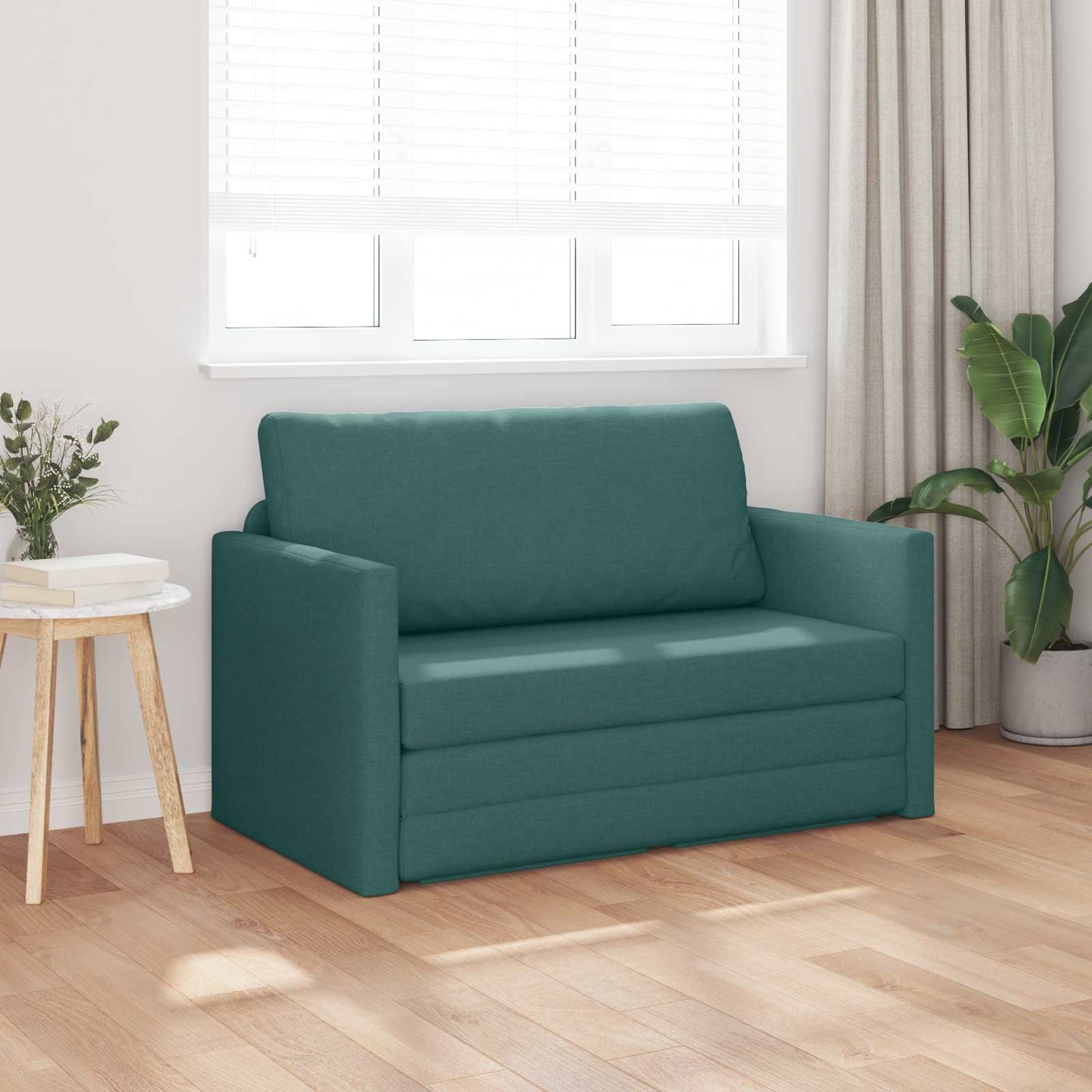 Schlafsofa 110cm Dunkelgrün Stoff