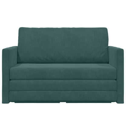 Schlafsofa 110cm Dunkelgrün Samt