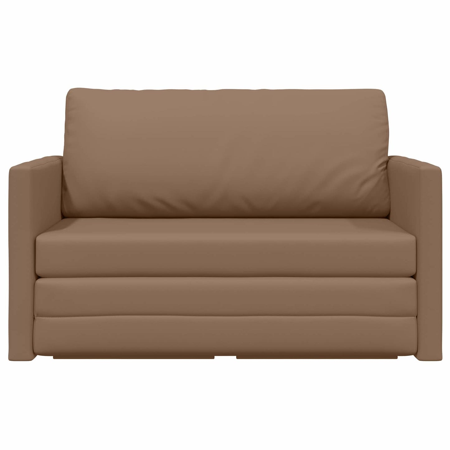 Schlafsofa 110cm Cappuccino Kunstleder