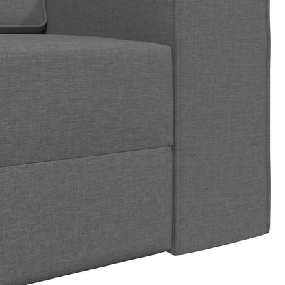 Schlafsofa 200cm Dunkelgrau Stoff