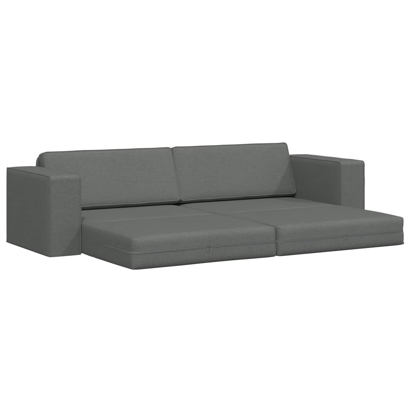 Schlafsofa 200cm Dunkelgrau Stoff