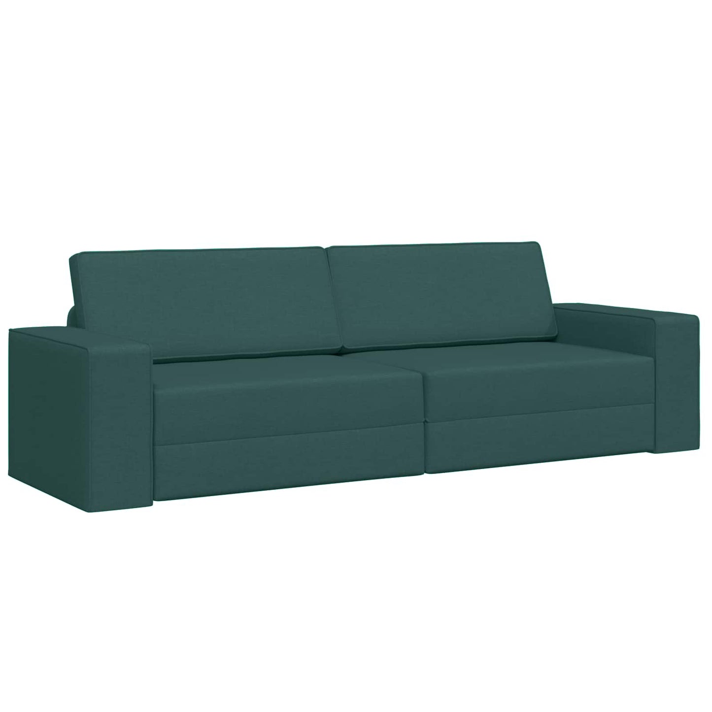 Schlafsofa 200cm Dunkelgrün Stoff