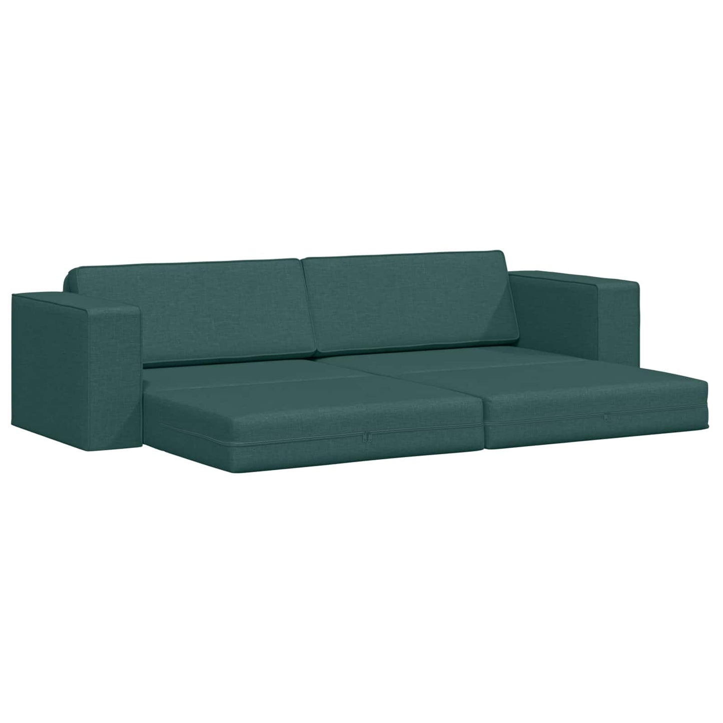 Schlafsofa 200cm Dunkelgrün Stoff