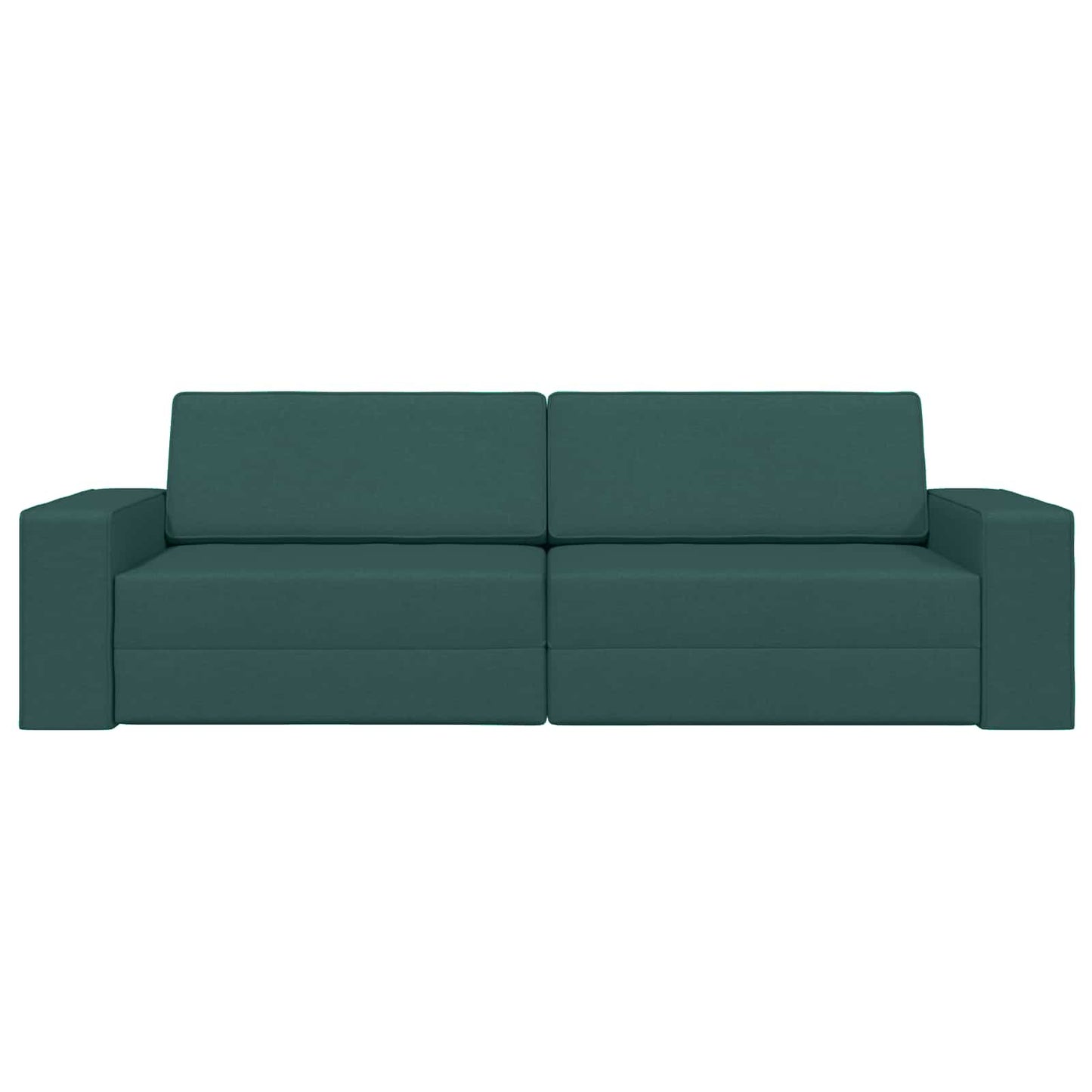 Schlafsofa 200cm Dunkelgrün Stoff