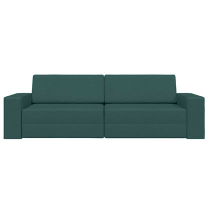 Schlafsofa 200cm Dunkelgrün Stoff
