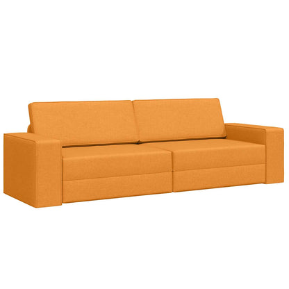 Schlafsofa 200cm Dunkelgelb Stoff