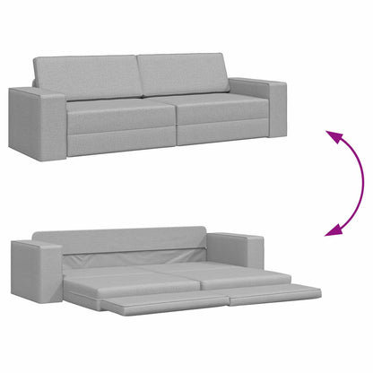 Schlafsofa 200cm Wolkengrau Stoff