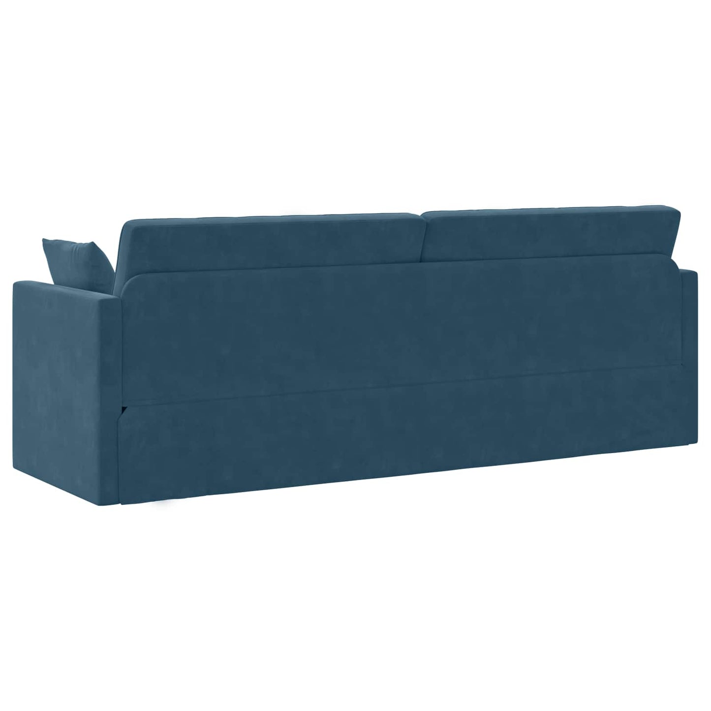 Boden-Sofa-Bett 200cm Blau Samt