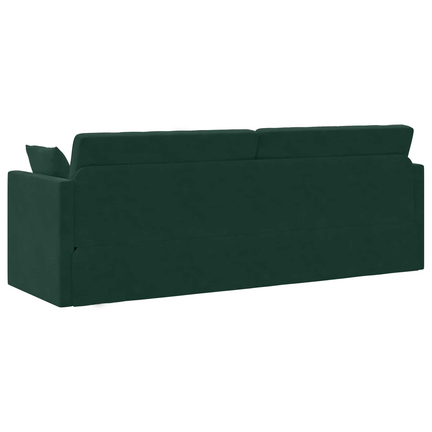 Boden-Sofa-Bett 200cm Dunkelgrün Samt