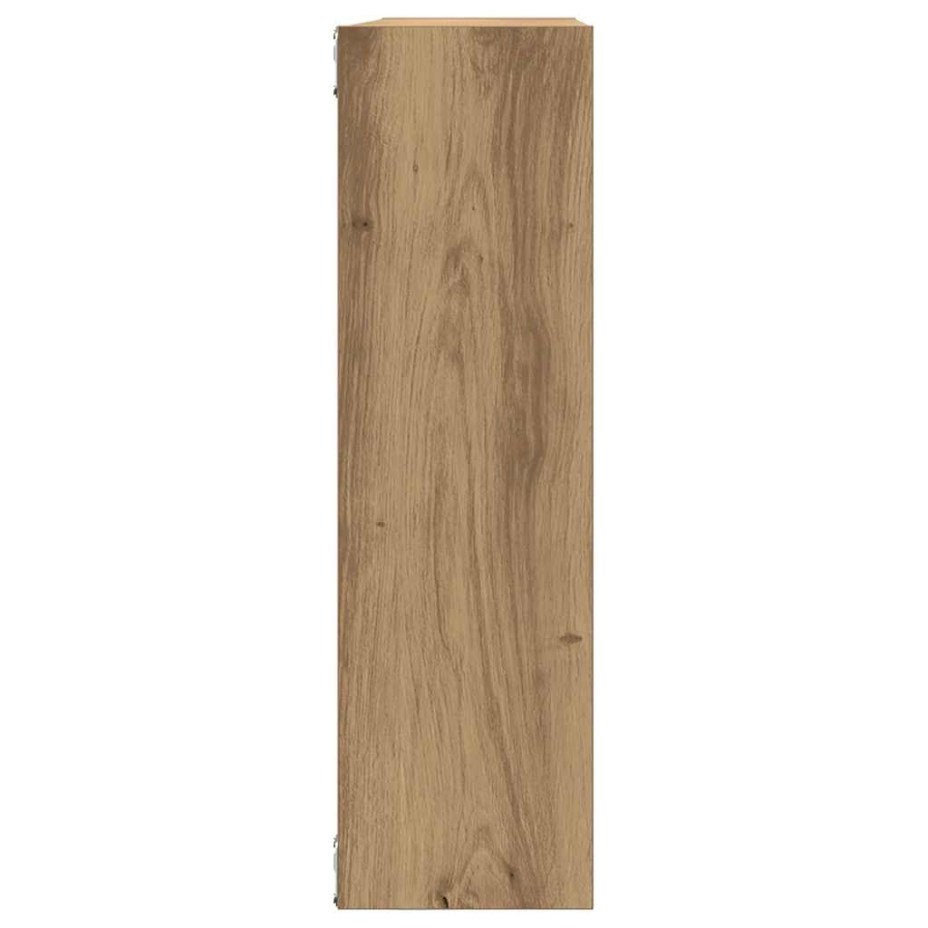 Wandregal Artisan-Eiche 75x16x55 cm Holzwerkstoff