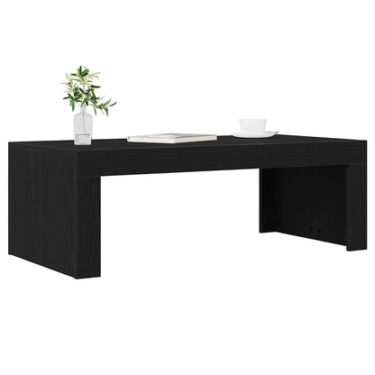 Couchtisch Schwarz Eichen-Optik 102 x 50 x 35 cm Holzwerkstoff