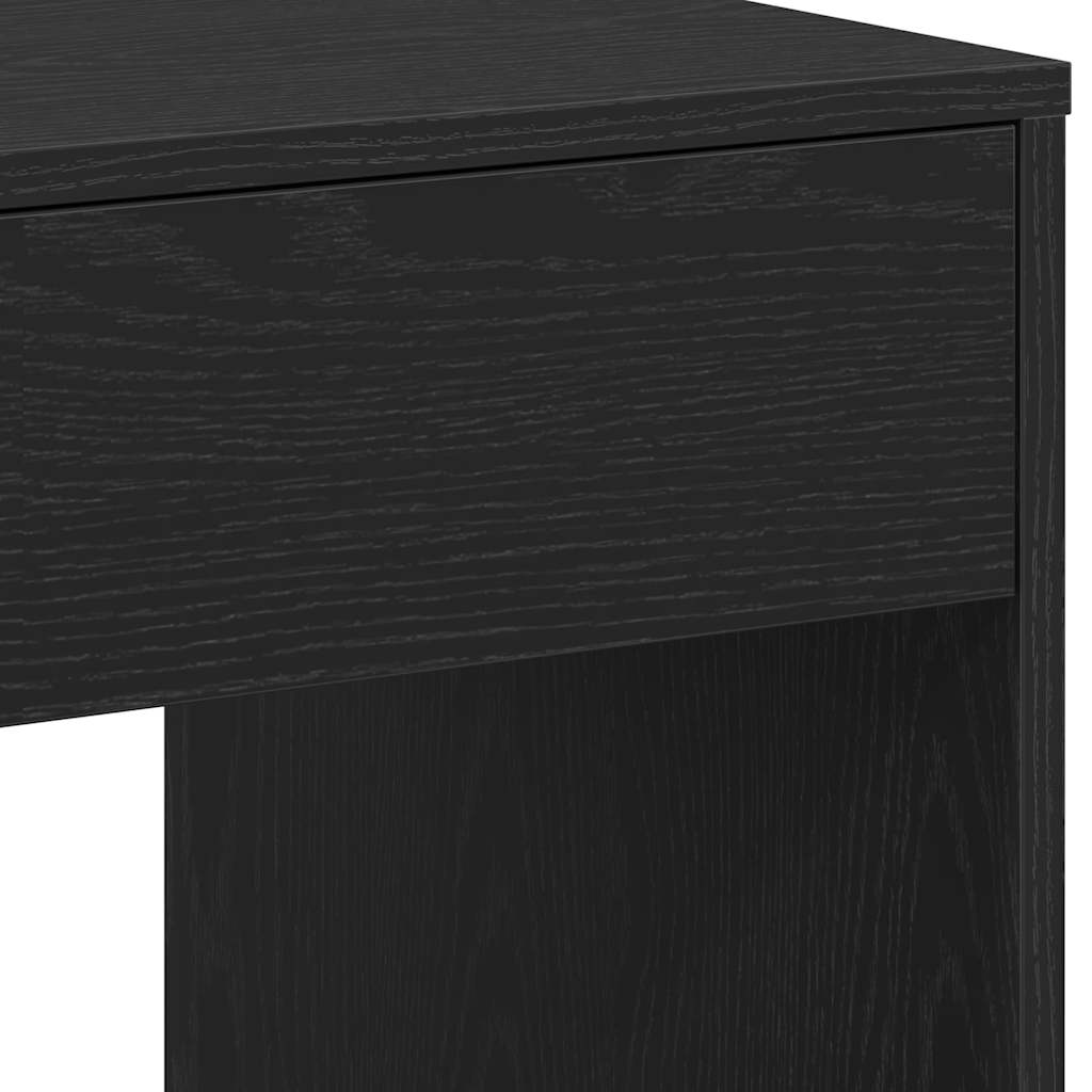 Schreibtisch Schwarz Eichen-Optik 101x50x76,5 cm Holzwerkstoff