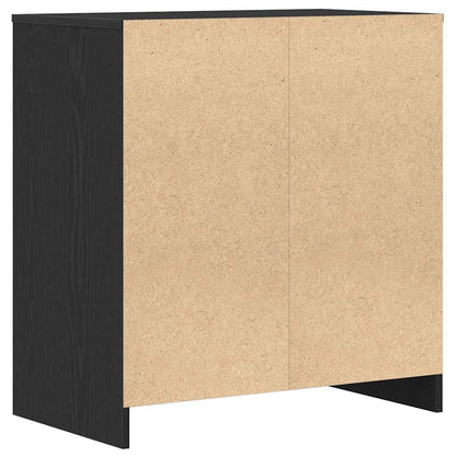 Sideboard Schwarze Eiche 70 x 41 x 75 cm Holzwerkstoff