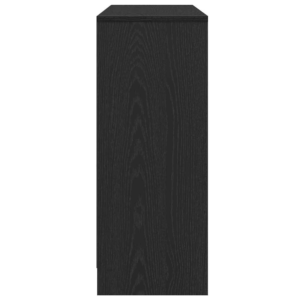 Sideboard Schwarz 102 x 29,5 x 75 cm Holzwerkstoff