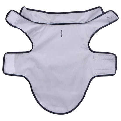 Hunde Regenmantel mit Reflexstreifen Polyester Marineblau S