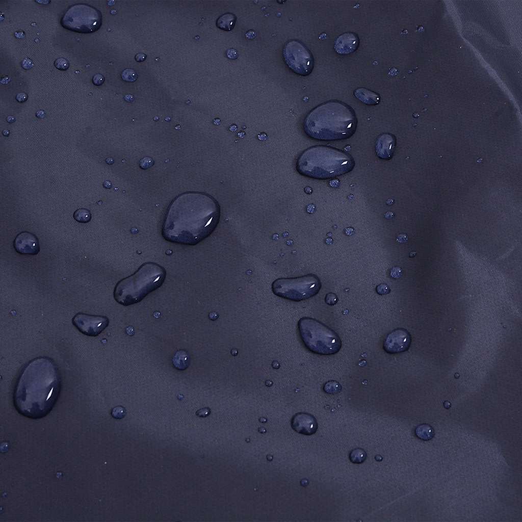 Hunde Regenmantel mit Reflexstreifen Polyester Marineblau S