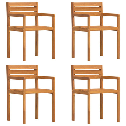 Gartenstühle 4 Stk. 50x53x80 cm Massivholz Akazie