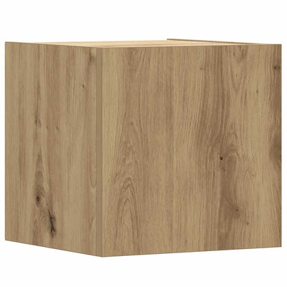 8-tlg. TV-Schrank-Set Wandmontage Artisan-Eiche Holzwerkstoff