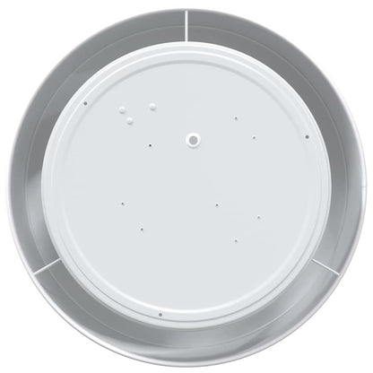 Deckenlampe mit Strahlern Weiß 30 x 30 x 13,5 cm Stoff