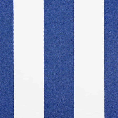 Markisenersatzstoff Blau und Weiß 380 x 195 cm Polyester
