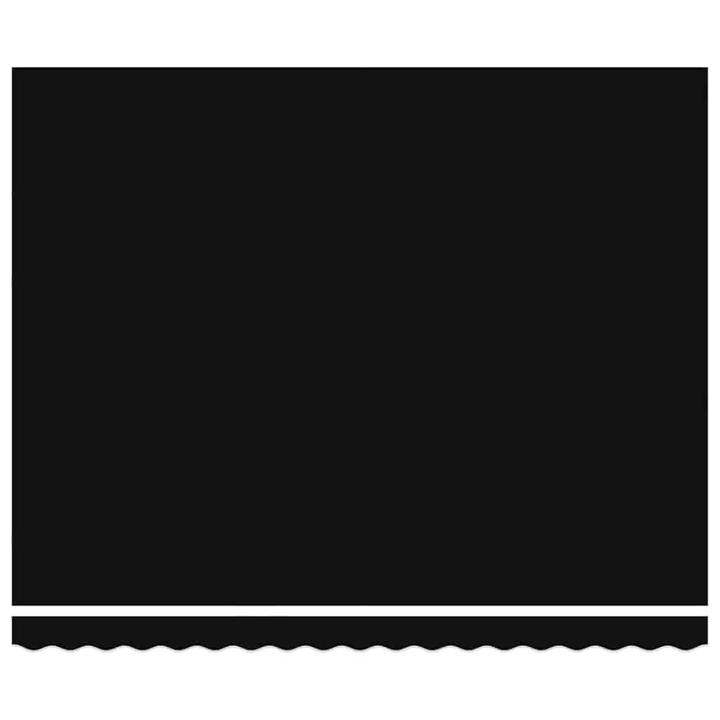 Markisenersatzstoff Schwarz 380 x 345 cm Polyester
