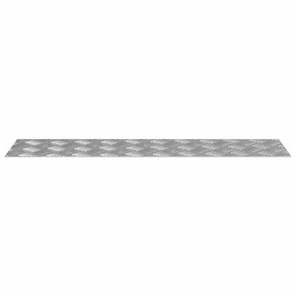 Treppe Tritt Rechtwinklig 2 pcs Silber 80 x 20 cm Aluminium