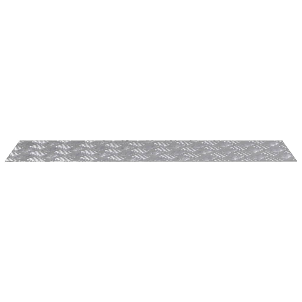 Treppe Tritt Rechtwinklig 2 pcs Silber 100 x 30 cm Aluminium