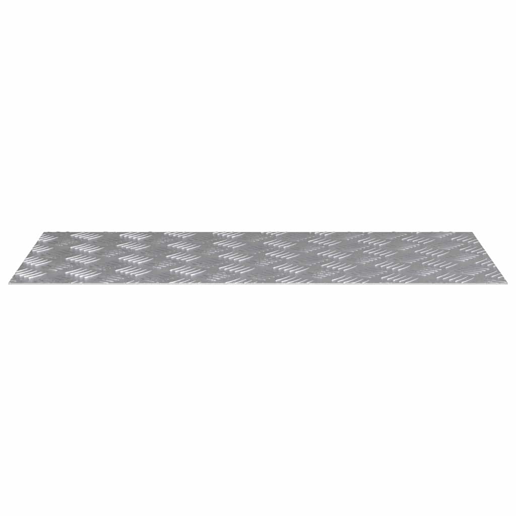 Treppe Tritt Rechtwinklig 4 pcs Silber 90 x 40 cm Aluminium