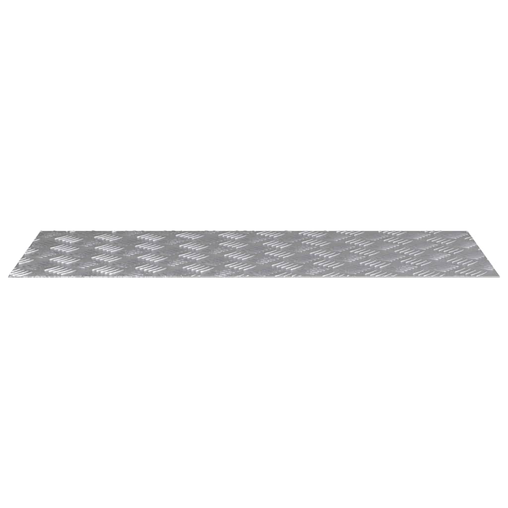 Treppe Tritt Rechtwinklig 2 pcs Silber 100 x 40 cm Aluminium
