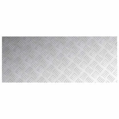 Treppe Tritt Rechtwinklig 2 pcs Silber 100 x 40 cm Aluminium