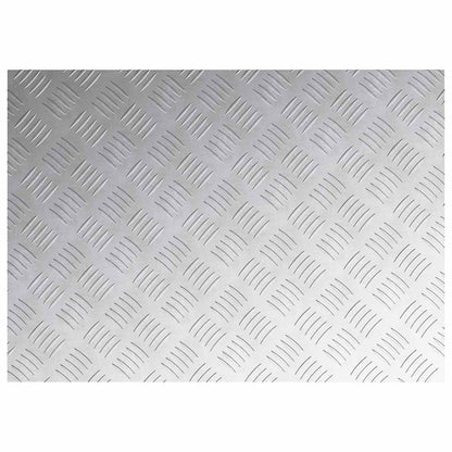 Treppe Tritt Rechtwinklig 2 pcs Silber 70 x 50 cm Aluminium