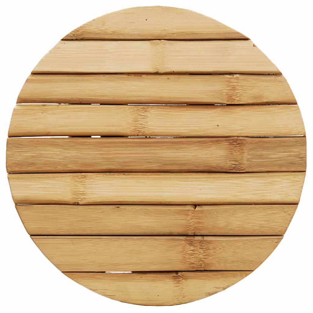 Hocker Bambus Natur 30 x 30 x 36 cm Bambus
