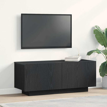 TV-Schränk Schwarz Eichen-Optik 100 x 35 x 40 cm Holzwerkstoff