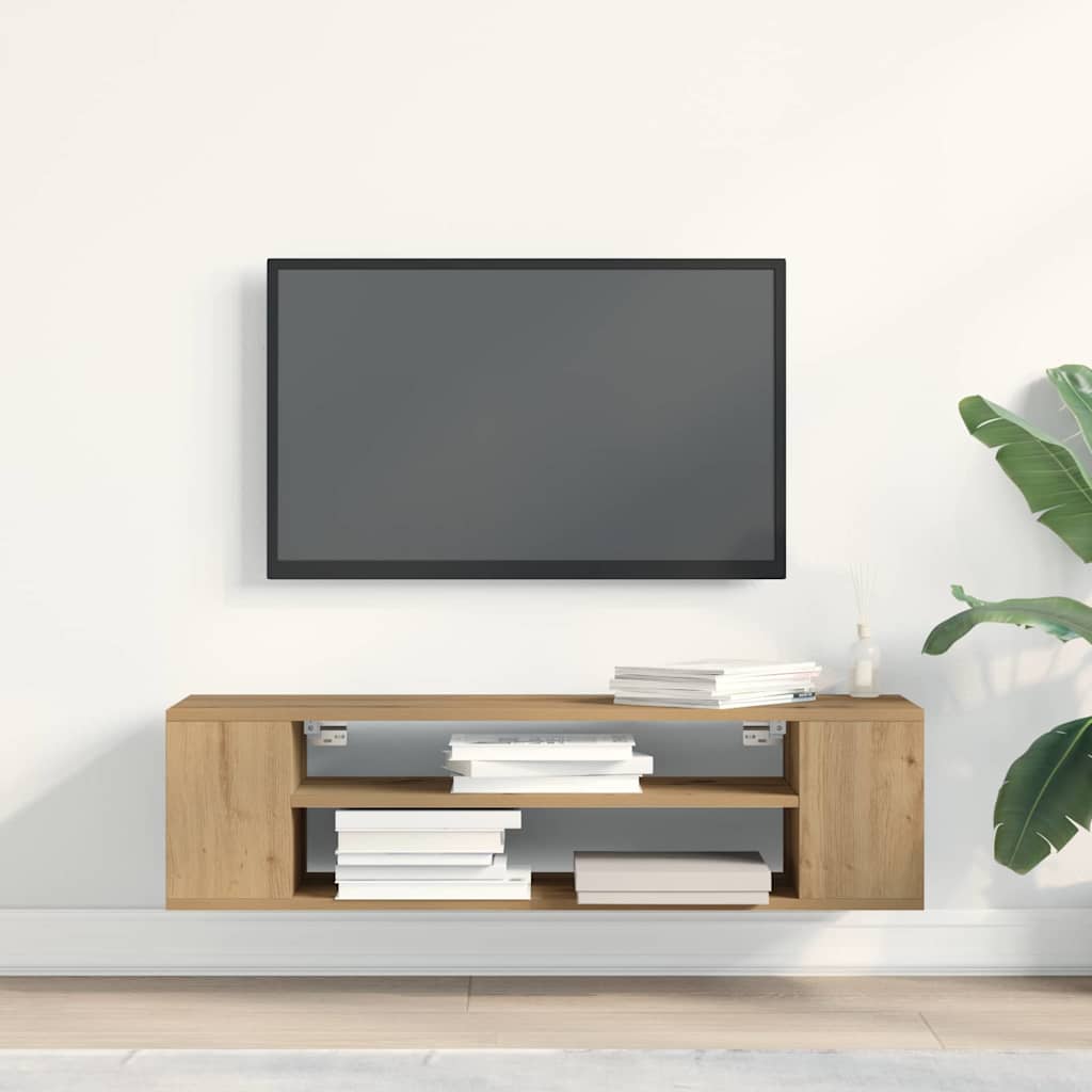 TV-Schränk Artisan-Eiche 100 x 30 x 26,5 cm Holzwerkstoff