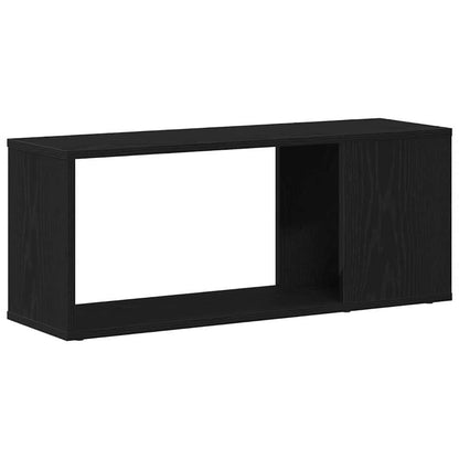 TV-Schrankset Wandmontiert Schwarz Eichen-Optik 80 x 24 x 32 cm