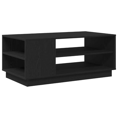 Couchtisch Schwarz Eichen-Optik 102 x 55 x 43 cm Holzwerkstoff