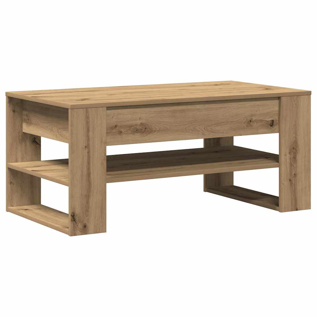 Couchtisch Artisan-Eiche 102 x 55 x 45 cm Holzwerkstoff