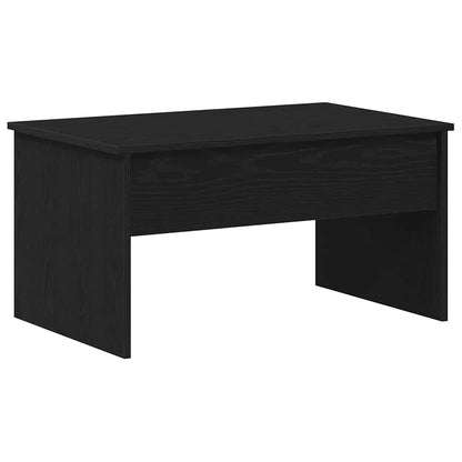 Couchtisch Schwarz Eichen-Optik 80 x 50,5 x 41,5 cm