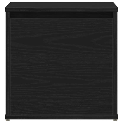 Kommode Schwarz Eichen-Optik 40,5 x 40 x 40 cm Holzwerkstoff