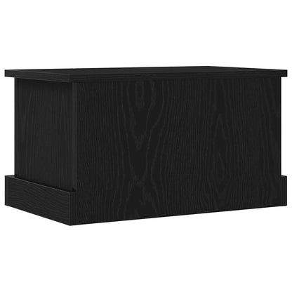 Aufbewahrungsbox Schwarz Eichen-Optik 50 x 30 x 28 cm