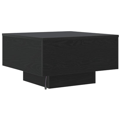 Couchtisch Schwarz Eichen-Optik 55 x 55 x 31 cm Holzwerkstoff