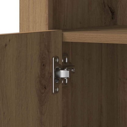 LED-Sideboard 2 pcs Artisan-Eiche 41 x 37 x 67 cm Holzwerkstoff