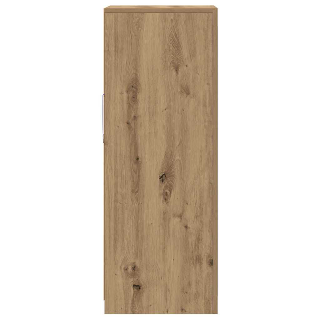 LED-Sideboard Braun 41 x 37 x 100 cm Holzwerkstoff