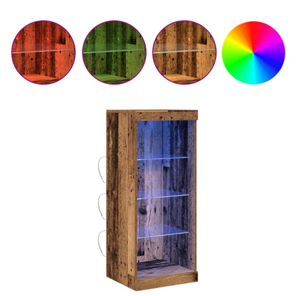 LED-Sideboard Altholz 41 x 37 x 100 cm Holzwerkstoff