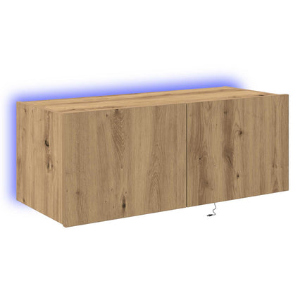 TV-Wandschrank Artisan-Eiche 80 x 35 x 31 cm Holzwerkstoff