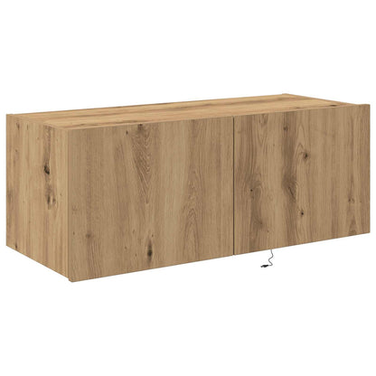 TV-Wandschrank Artisan-Eiche 80 x 35 x 31 cm Holzwerkstoff