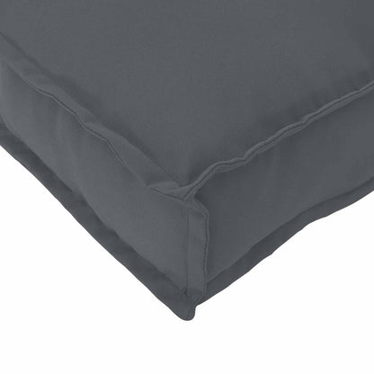 Kissen Anthrazit 50 x 40 x 12 cm Oxford-Stoff