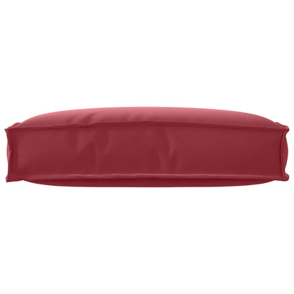 Kissen Weinrot 60 x 40 x 12 cm Oxford-Stoff